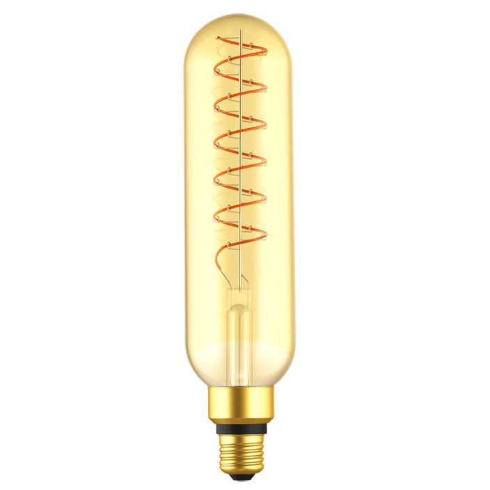 Dizajnová Nordlux LED žiarovka Spiral Tubular 7W E27 2000K (zlatá)
