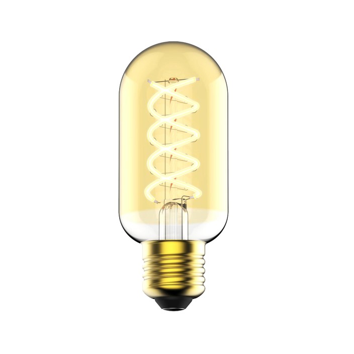 Dizajn Nordlux LED žiarovka Spiral Tubular 4,9W E27 (zlatá)