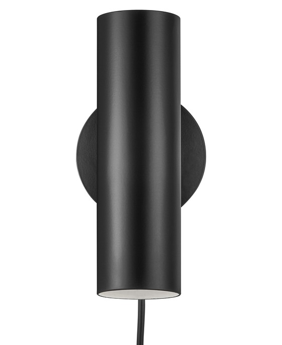 Minimalistická nástenná lampička Mib 6 so severskou eleganciou, vrhajúca dokonalé a priame svetlo v troch farbách