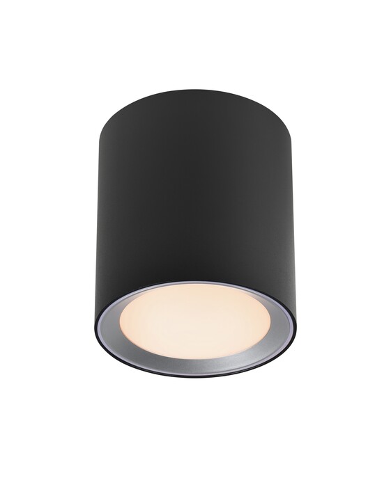 Prisadené bodové svietidlo do kúpeľne Landon Long s možnosťou ovládania prostredníctvom aplikácie Nordlux Smart Light vo dvoch farbách.