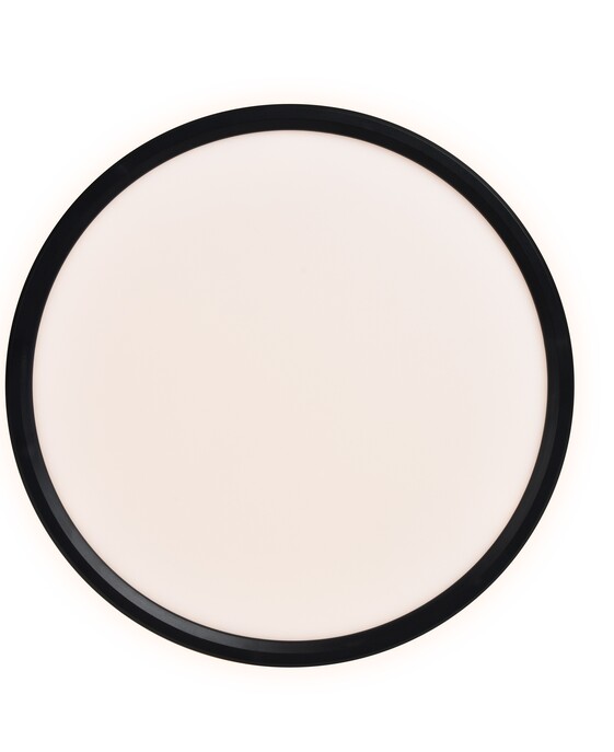 Ultratenké stropné svietidlo v okrúhlom klasickom dizajne s nastaviteľnou farebnou teplotou, farbou a svetelným tokom v bielom a čiernom vyhotovení.