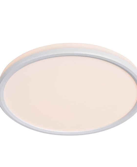 Ultratenké stropné svietidlo v okrúhlom klasickom dizajne s nastaviteľnou farebnou teplotou, farbou a svetelným tokom v bielom a čiernom vyhotovení.