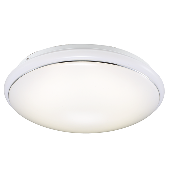 Nástenné/stropné LED svietidlo Nordlux Melo 34 so senzorom pohybu s bielym plastovým tienidlom (biela)