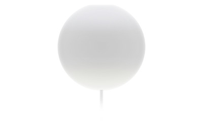 Originálny záves UMAGE Cannonball v tvare delovej gule. Čierny alebo biely silikón