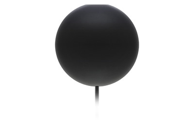 Originálny záves UMAGE Cannonball v tvare delovej gule. Čierny alebo biely silikón