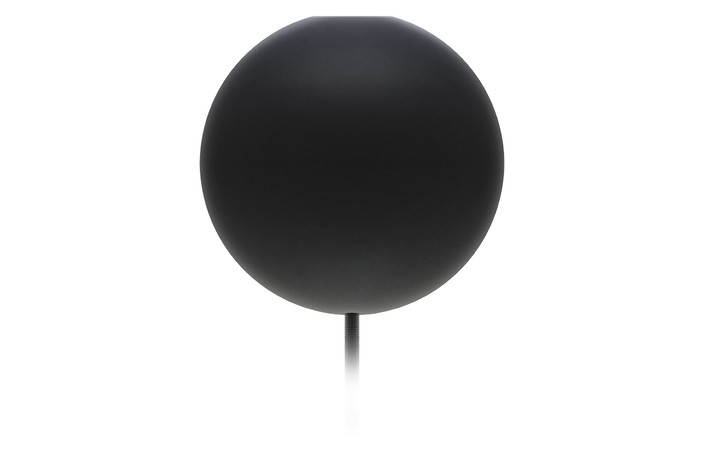 Originálny záves UMAGE Cannonball v tvare delovej gule. Čierny alebo biely silikón (čierna (rozbalené))